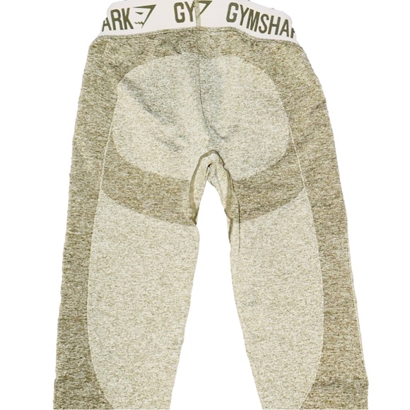 GYMSHARK Flex Leggings Khaki Athletic Performance / Olive Green / Small✨ - Picture 8 of 11